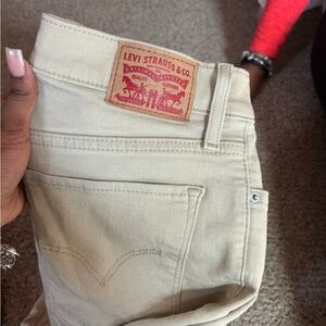 Levi's Women's Cream Jeans